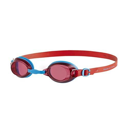 Speedo Unisex Kind Jet Goggles, Turquoise/Lava Rood, One Size