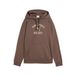 PUMA Varsity hoodie voor Dames, Brons, Maat 5-6Y