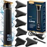 Berdsen Tondeuse à cheveux professionnelle pour homme - Tondeuse à barbe électrique - 6 embouts - 1 à 9 mm - Noir