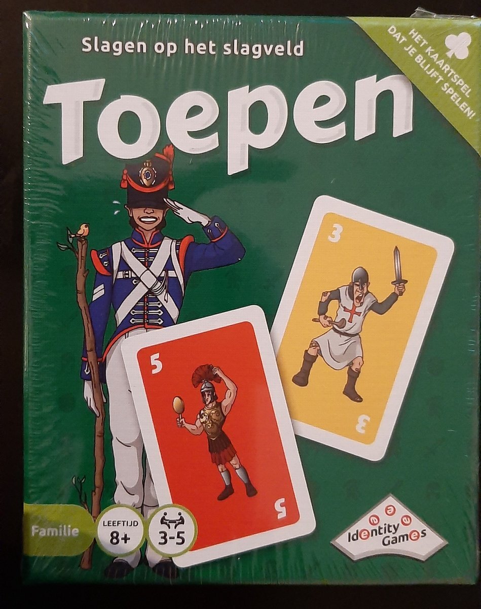 Identity Games - Toepen - kaartspel - slagen op het slagveld - kaarten