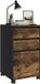 Merkloos Relaxdays Ladeblok bureau - 70x40x40 cm - industrieel