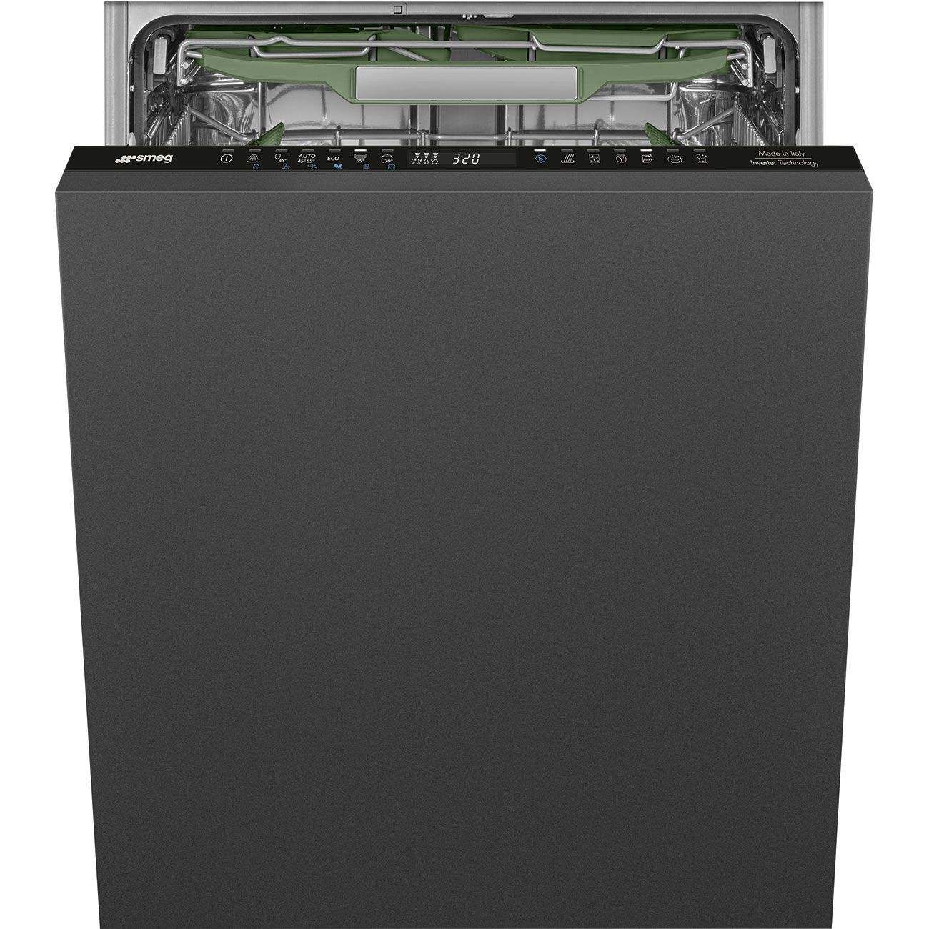 Smeg STL7324AQL Vaatwasser Volledig Ingebouwd 14 Couverts Zwart