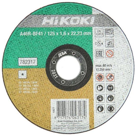 Hikoki Accessoires HiKOKI Doorslijpschijf 230x1,9mm voor Inox/Metaal HSP 782319