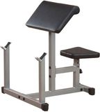 Body-Solid Powerline PPB32X Preacher Curl Bench - Grijs