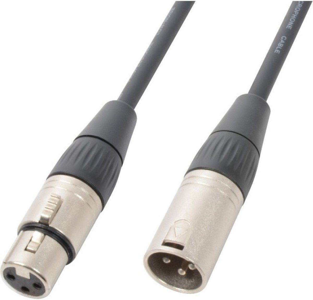 PD Connex 3-pins XLR m - 3-pins XLR v DMX kabel - 0.75 meter