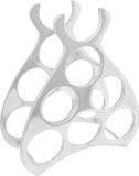 vidaXL Wijnrek Aluminium Zilver
