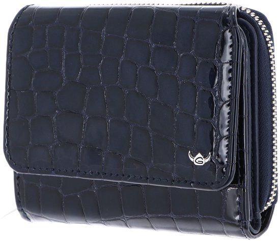 Golden Head Leren portemonnee Cayenne RFID Protect RV-Börse 3316 Nachtblau donkerblauw