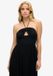 Superdry Zwarte Midi-jurk met Uitsnijding voor Dames - Maat L