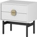 Selsey Nachtkastje Stoon - 55cm - Wit