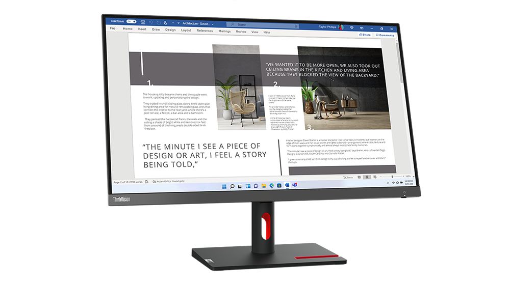 Lenovo ThinkVision S27i-30 27" Full HD Monitor - 100Hz, IPS, HDMI, VGA