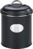 Wenko Opbergpot Nero 1,6 Liter Staal Zwart