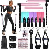 Shenzhen Haorui Industrial Technology Co., Ltd. Bandes de résistance réglables pour set de barres Pilates - Yoga à domicile, étirement, musculation, fitness