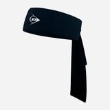 Dunlop Bandana - Tennisbandana - Padelbandana - Squashbandana - OneSize - Zwart/Zilver - Unisex