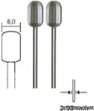Proxxon Cilinderfrees Ø 8 Mm, 2 St. (Pr28726)