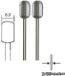 Proxxon Cilinderfrees Ø 8 Mm, 2 St. (Pr28726)