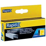 Rapid Nieten No. 13, 6 mm, fijndraadnieten van gegalvaniseerd staal, 2500 stuks, voor hout, stoffen en textiel