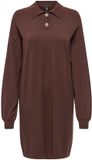 ONLY Gebreide jurk ONLFIONA Korte jurk Deep Mahogany