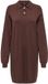 ONLY Gebreide jurk ONLFIONA Korte jurk Deep Mahogany