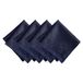 Elrene Home Mode Sneeuwvlok Laser Cut Vakantie Doek Servetten, Set van 4, 17"x17", Sneeuwvlok Blauw