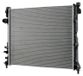 HELLA Radiateur pour refroidissement moteur, avec ailettes de refroidissement soudées, dimensions 645 x 528 mm, adapté entre autres pour Mercedes-Benz GLE