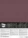 Clairefontaine 796016C - Gecacheerd Pastelmat Papier - 5 Gecacheerde Vellen Speciaal Karton voor Droge Pastels - 24x32 cm 360g 1,8 mm - Wijnrood