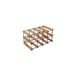 Traditional Wine Rack Co. - Wijnrek - Voor 12 flessen - Lichte eik - 42x22.8x22.8cm