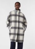Comma Outdoor-Mantel Beige/Grijs/Zwart
