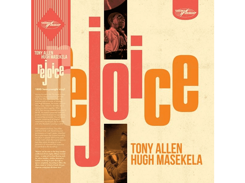 WORLD CIRC Tony Allen, Hugh Masekala - Rejoice Vinyl