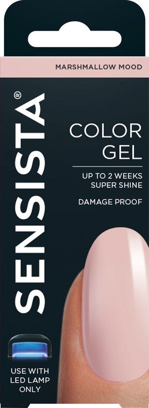 Sensista Color Gel - Marshmallow Mood - Gellak - Nude Roze - 7.5ML