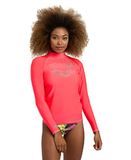 ARENA Women's Arena Rash Vest L/S Graphic dames Rash Guard Shirt
