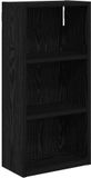 vidaXL Badkamer wandkast Zwarte Eik 30 x 16 x 62,5 cm