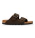 Birkenstock Herren Arizona Wire Buckle Sandalen aus Leder (Reguläre Passform) braun