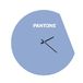 Homemania Moon wandklok, rond, voor woonkamer, keuken, kantoor, blauw, wit van metaal, 40 x 0,15 x 40 cm
