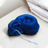 AfricanFabs® Afrikaanse spons / net sponge - traditionele SAPO spons / Ghanese scrub spons - Blauw