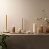 Bolsius - Rustiek bolkaars - Ø76mm - Rustic Taupe