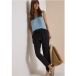 Icecat Pantalon taille mi-haute jambe slim coupe ample