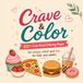 Crave & Color: 60+ Cute, Big & Bold Food Coloring Pages | Stress Relief and Fun coloring Book | For Kids, Teens and Adults