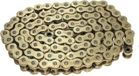Citomerx Chaîne de moto 525 X-Ring, Renforcé, Doré