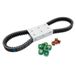Piaggio V-snaar inspectiekit 1R000428 compatibel met MP3 400 LT | Aandrijfriem compatibel met Piaggio Beverly 400, X Evo 400 M52, X9 500 bouwjaar 2001-02, X8 400, Aprilia Atlantic Sprint 500.