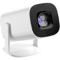 Aiorber 4K-projector met afstandsbediening, 1080P WiFi6 BT5.4, Android 11.0, 100 inch scherm, wit