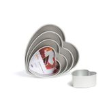 Decora 0062672 Hartvormige Cakevorm Aluminium 35cm