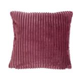 Gözze Knuffelzachte kussenhoezen, corduroy look, set van 2 stuks, 50 x 50 cm - Berry