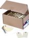 agipa APLI hanglabel, 100 x 51 mm, neutraal, beige, met draad
