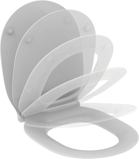 Ideal Standard Connect Air Closetzitting E036601 - Hangend toilet - Soft-close - RVS