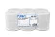 Funny Jumbo - wc-papier 2-laags, hoogwit, diameter ca. 18 cm, 1-pack (1 x 12 stuks)