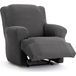 ECOMMERC3 Relax-fauteuilhoes, bi-elastisch, ademend en eenvoudig aan te brengen, overtrek voor gemeenschappelijke voeten, donkergrijs, met bevestigingsschuim