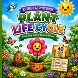 Plant Life Cycle: Rhyme & Activity Book: From Tiny Seed to Beautiful Plant: A Rhyming Plant Life Cycle Picture Book with Activities for Kids Ages 3–7