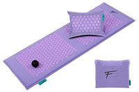 Fitem Acupressuurmat XL en kussen, vulling van 100% natuurlijke kokos, massage, verlicht rug- en nekpijn, ischias, spierontspanning, massage, ontspanning en vermindert slapeloosheid