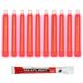 Cyalume SnapLight Kniklichten in rood (100 stuks) - 15 cm Glow Sticks met haken aan het einde - ultra heldere lichtsticks met een lichtduur van 12 uur