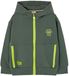 Boboli 614113 Anorak Vert Coton Imperméable Manches longues Logo Court 6 Ans Garçon